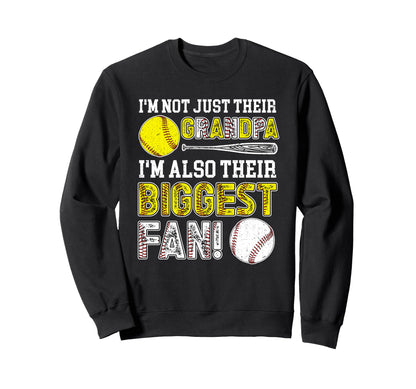 Their Biggest Fan Baseball Sweatshirt - Casual Everyday Wear Unisex - T-Shirt, Sweatshirt, Hoodie