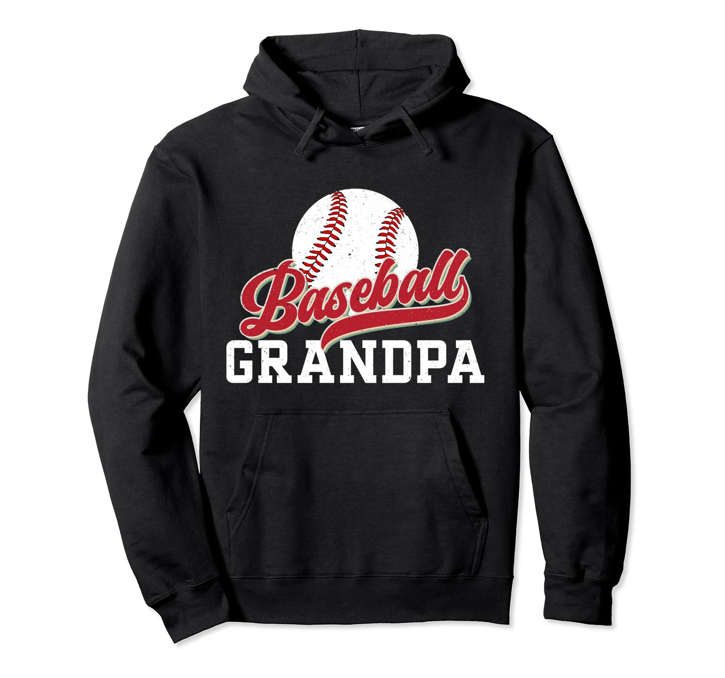 Baseball Grandpa Baseball Player Hoodie - Novelty Apparel Men Women - T-Shirt, Sweatshirt, Hoodie