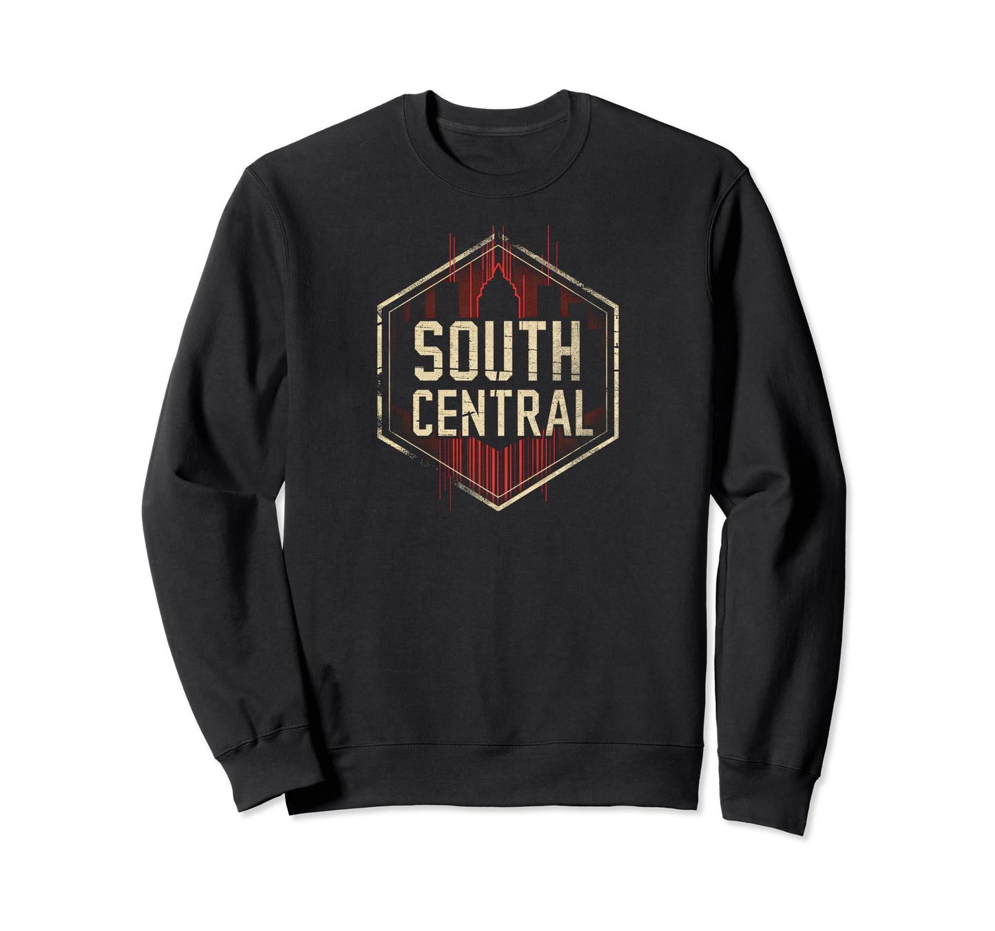 South Central Grit 90S Grunge Sweatshirt - Graphic Print for Adults - T-Shirt, Sweatshirt, Hoodie