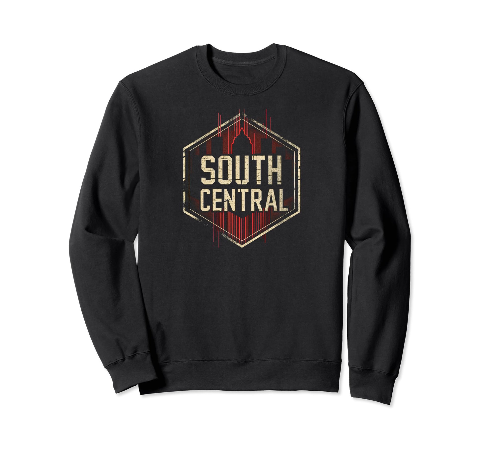 South Central Grit 90S Grunge Sweatshirt - Graphic Print for Adults - T-Shirt, Sweatshirt, Hoodie