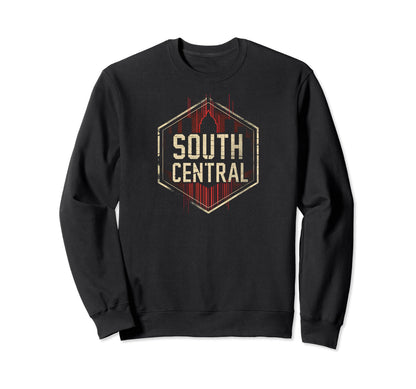 South Central Grit 90S Grunge Sweatshirt - Graphic Print for Adults - T-Shirt, Sweatshirt, Hoodie
