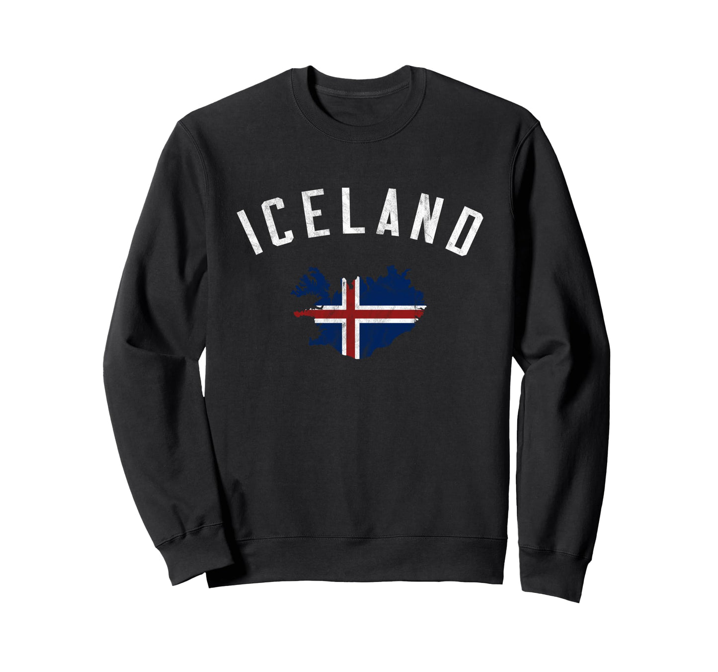 Varsity Iceland Sweatshirt - Fun Novelty Design for Adults - T-Shirt, Sweatshirt, Hoodie