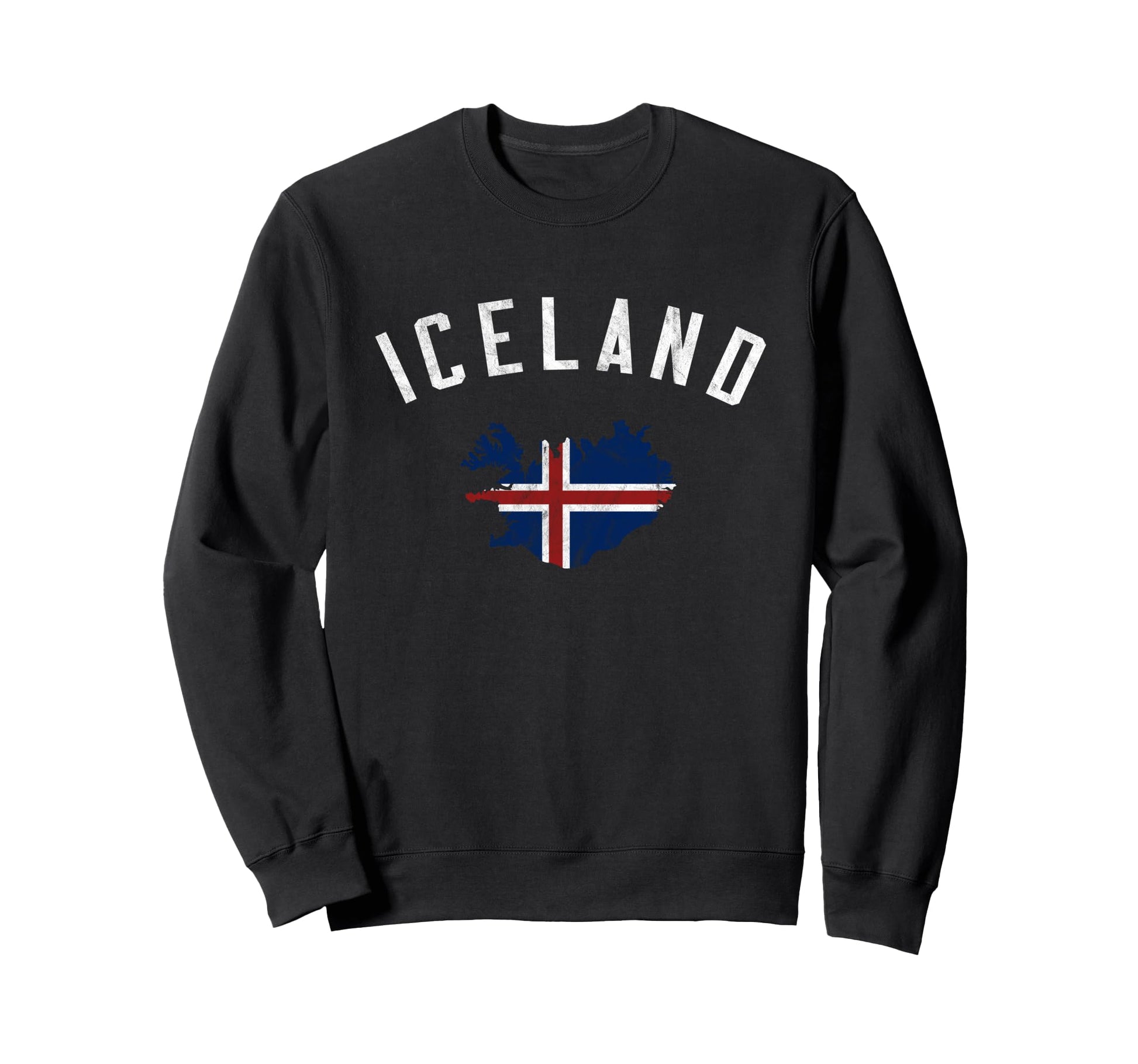 Varsity Iceland Sweatshirt - Fun Novelty Design for Adults - T-Shirt, Sweatshirt, Hoodie