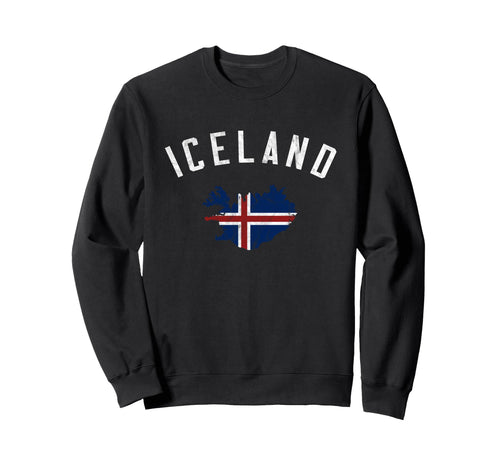 Varsity Iceland Sweatshirt - Fun Novelty Design for Adults - T-Shirt, Sweatshirt, Hoodie