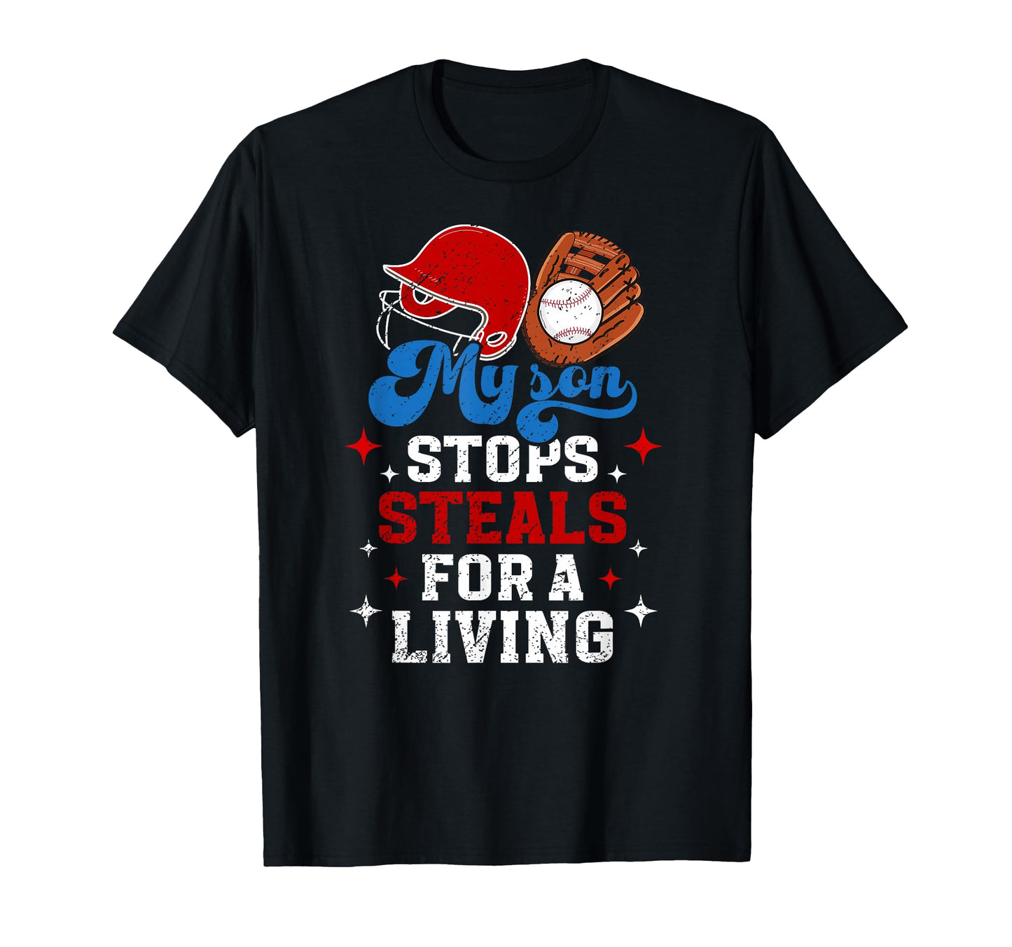 Baseball Catcher Mom Proud Baseball T-Shirt - Custom Art Print for Adults - T-Shirt, Sweatshirt, Hoodie