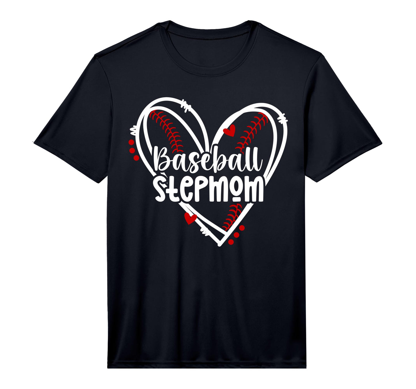 Mens Baseball Stepmom Baseball Player Step T-Shirt - Graphic Print Unisex - T-Shirt, Sweatshirt, Hoodie