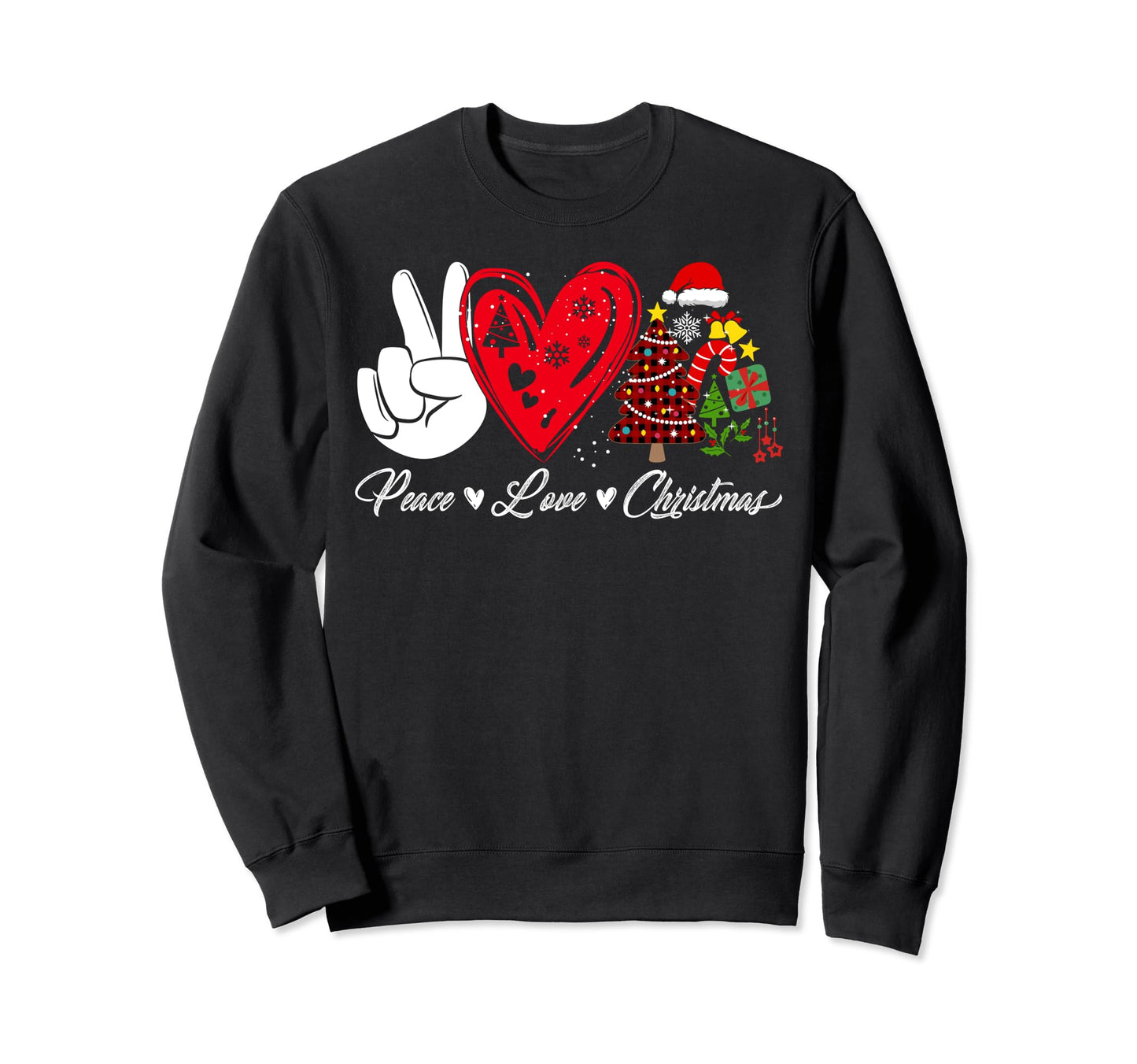 Peace Love Family Matching Sweatshirt - Aesthetic Graphic Unisex - T-Shirt, Sweatshirt, Hoodie