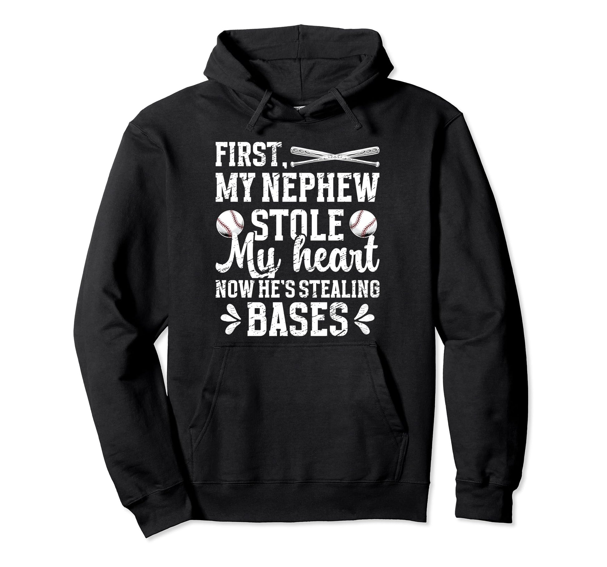 Hes Stealling Bases Baseball Aunt Hoodie - Custom Art Print Unisex - T-Shirt, Sweatshirt, Hoodie