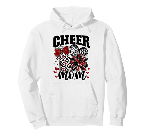 Cheer Mom Football Game Day Coquette Bow Hoodie - Custom Art Print Unisex - T-Shirt, Sweatshirt, Hoodie