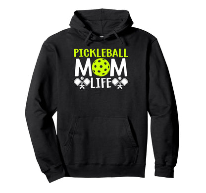 Pickleball Mom Life Game Day Sports Hoodie - Aesthetic Graphic Men Women - T-Shirt, Sweatshirt, Hoodie