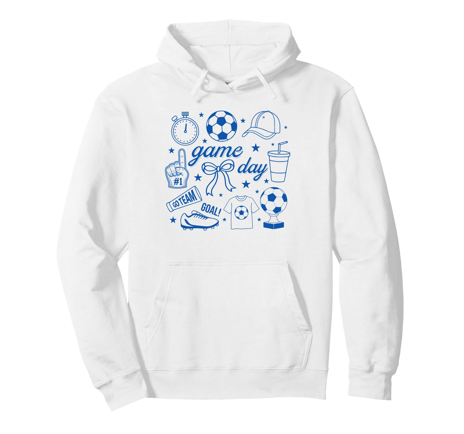 Preppy Game Day Soccer Mom Streetwear Hoodie - Minimalist Print Men Women - T-Shirt, Sweatshirt, Hoodie