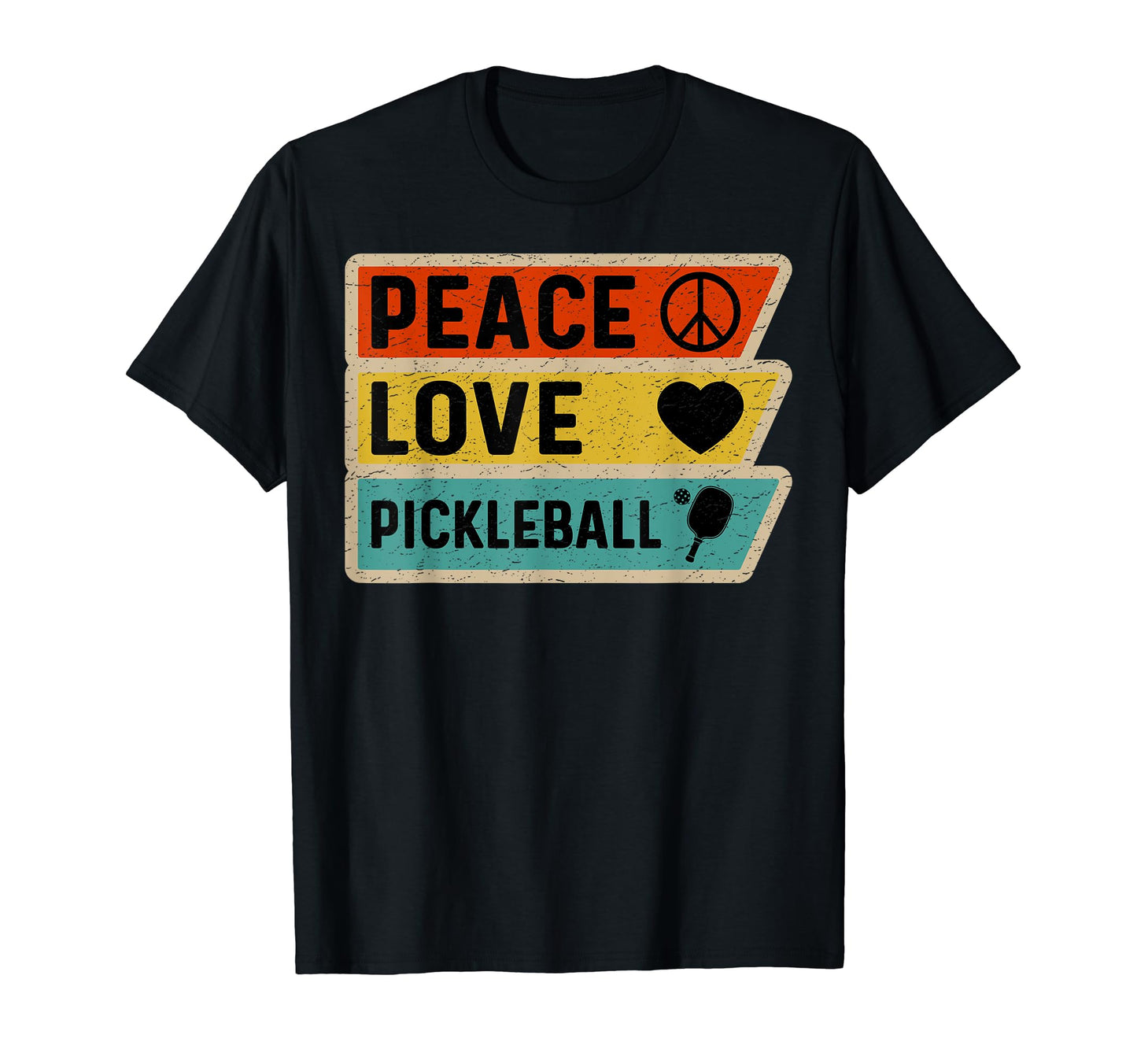 Distressed Peace Sign Love T-Shirt - Casual Everyday Wear Men Women - T-Shirt, Sweatshirt, Hoodie