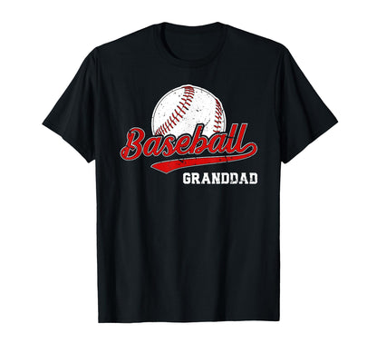 Baseball Granddad Baseball Player T-Shirt - Unique Graphic Men Women - T-Shirt, Sweatshirt, Hoodie