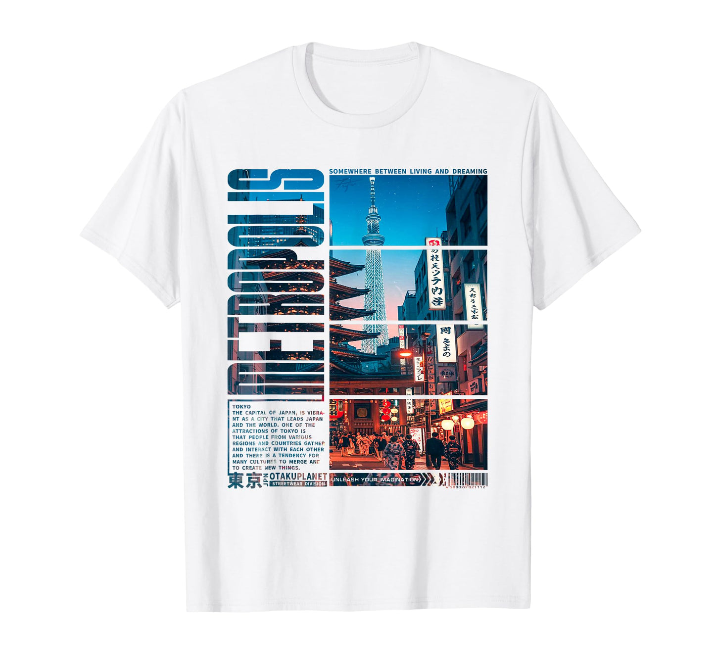 Tokyo Metropolis Soft Grunge 80S 90S T-Shirt - Unique Graphic for Adults - T-Shirt, Sweatshirt, Hoodie