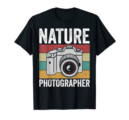 Nature Photographer Wildlife Photography T-Shirt - Minimalist Print Unisex - T-Shirt, Sweatshirt, Hoodie