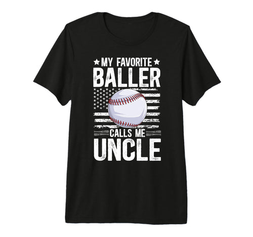 Mens Proud Baseball Uncle Baseball T-Shirt - Fun Novelty Design for Adults - T-Shirt, Sweatshirt, Hoodie