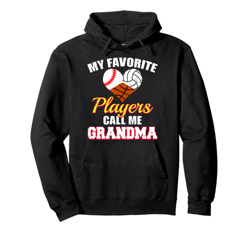 My Favorite Players Baseball Volleyball Hoodie - Novelty Apparel Men Women - T-Shirt, Sweatshirt, Hoodie
