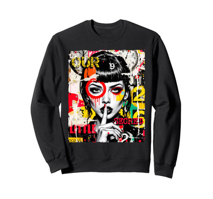 Grunge Pop Art Punk Street Art 90S Sweatshirt - Unique Graphic Men Women - T-Shirt, Sweatshirt, Hoodie