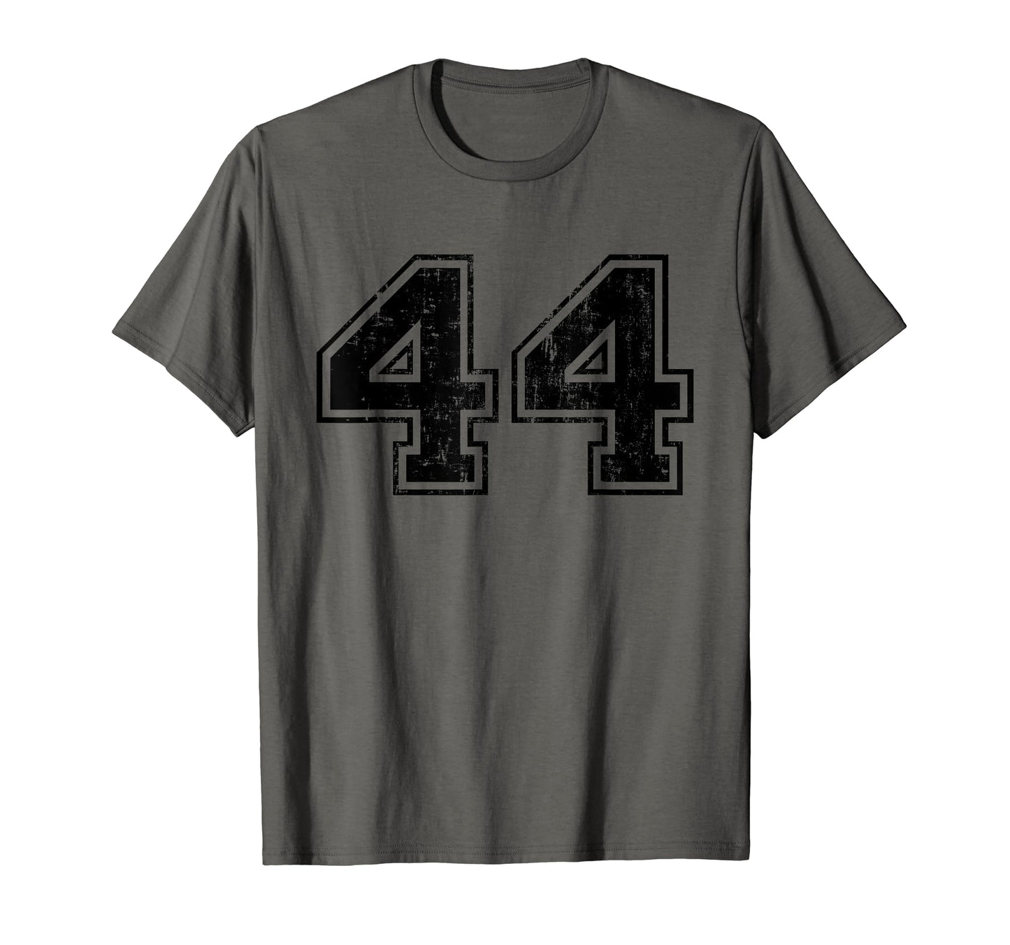 Number 44 Varsity Distressed Sport T-Shirt - Aesthetic Graphic for Adults - T-Shirt, Sweatshirt, Hoodie