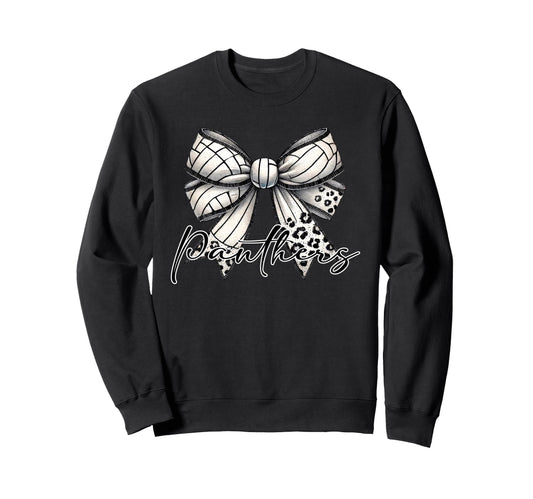 Panthers Volleyball Mom Coquette Sweatshirt - Fun Novelty Design Unisex - T-Shirt, Sweatshirt, Hoodie