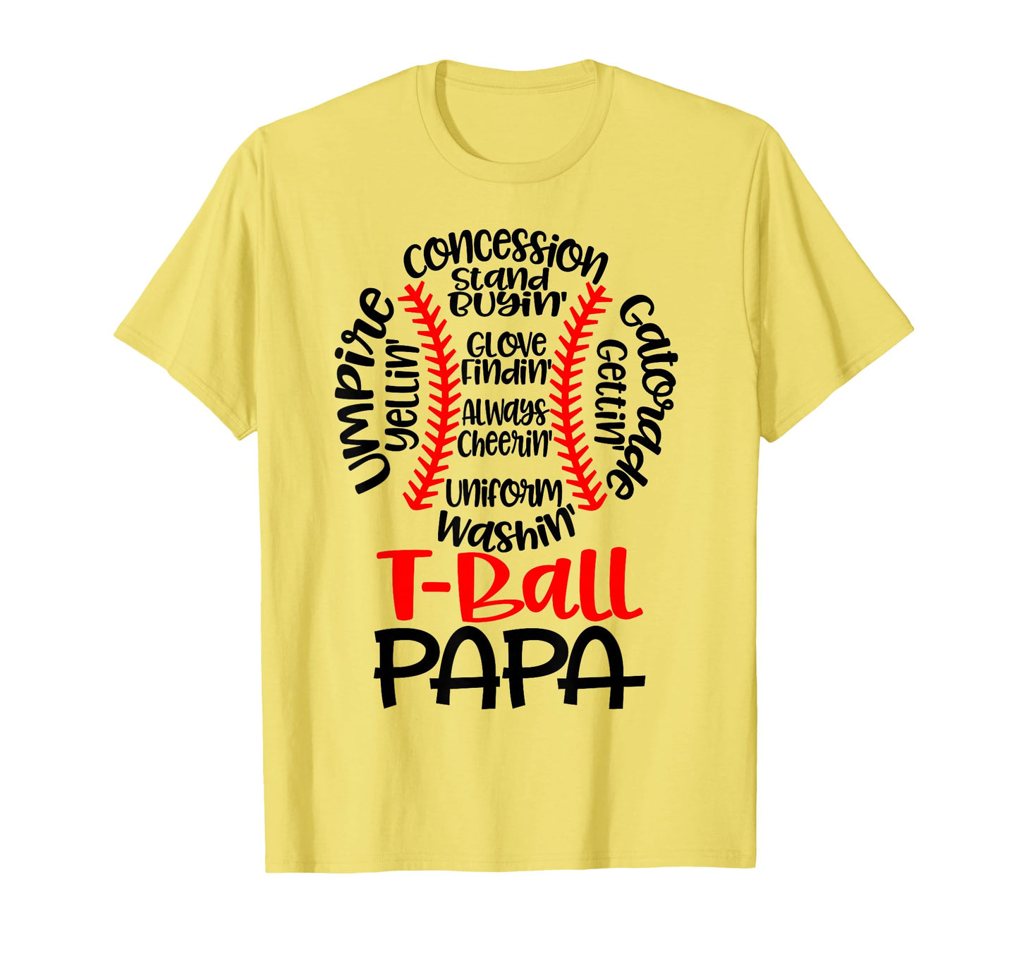 Teeball Papa Funny T Ball Game Baseball T-Shirt - Streetwear Style Unisex - T-Shirt, Sweatshirt, Hoodie