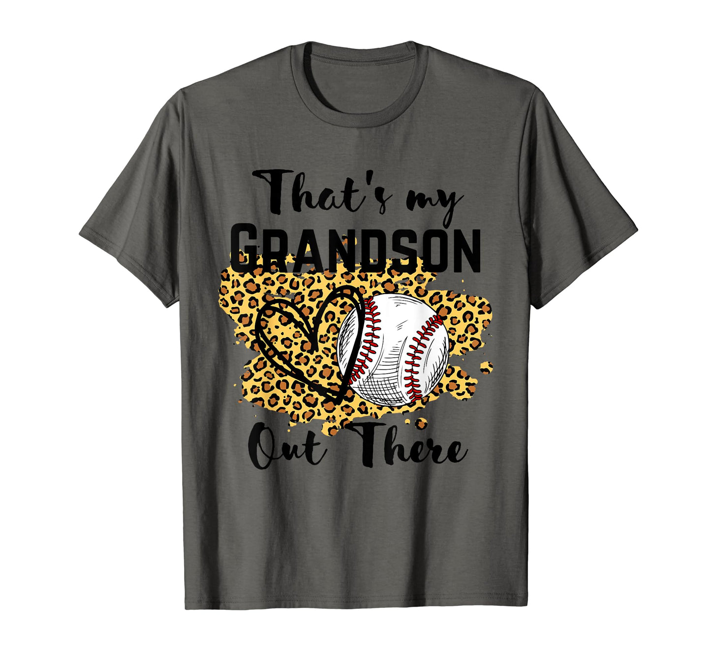 Thats My Grandson Out There Funny Grandma T-Shirt - Graphic Print Unisex - T-Shirt, Sweatshirt, Hoodie