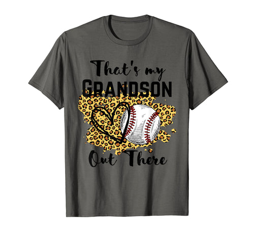 Thats My Grandson Out There Funny Grandma T-Shirt - Graphic Print Unisex - T-Shirt, Sweatshirt, Hoodie