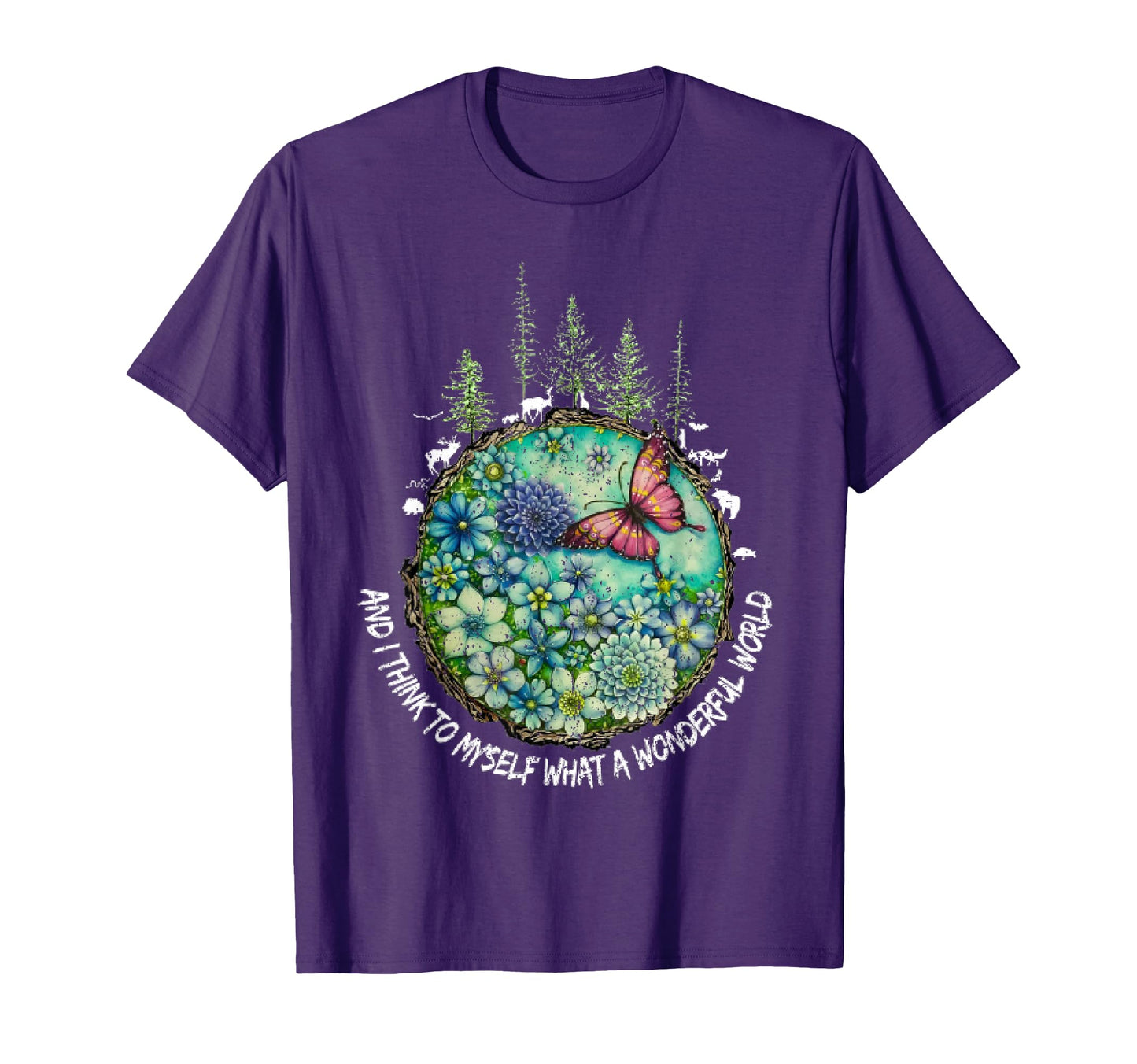 And I Think To Myself What Wonderful T-Shirt - Aesthetic Graphic Men Women - T-Shirt, Sweatshirt, Hoodie