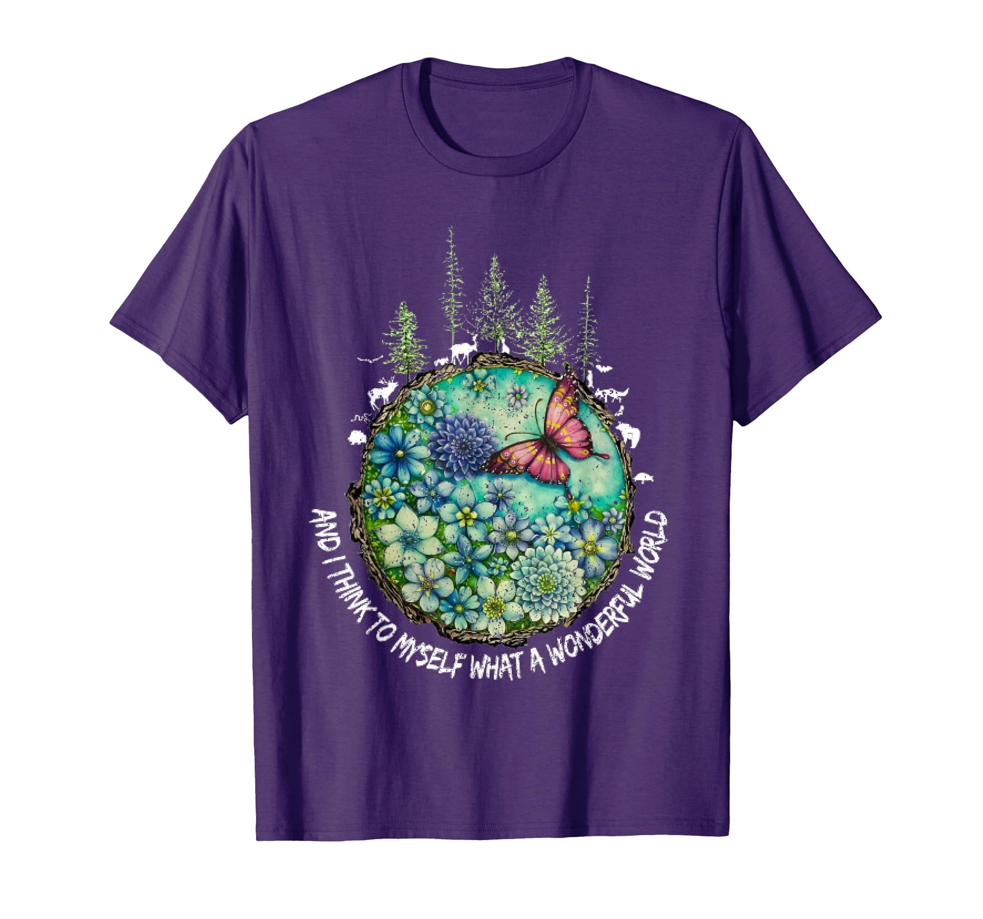 And I Think To Myself What Wonderful T-Shirt - Aesthetic Graphic Men Women - T-Shirt, Sweatshirt, Hoodie