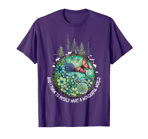 And I Think To Myself What Wonderful T-Shirt - Aesthetic Graphic Men Women - T-Shirt, Sweatshirt, Hoodie