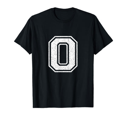 Letter O Spell Name Initials T-Shirt - Minimalist Print for Adults - T-Shirt, Sweatshirt, Hoodie