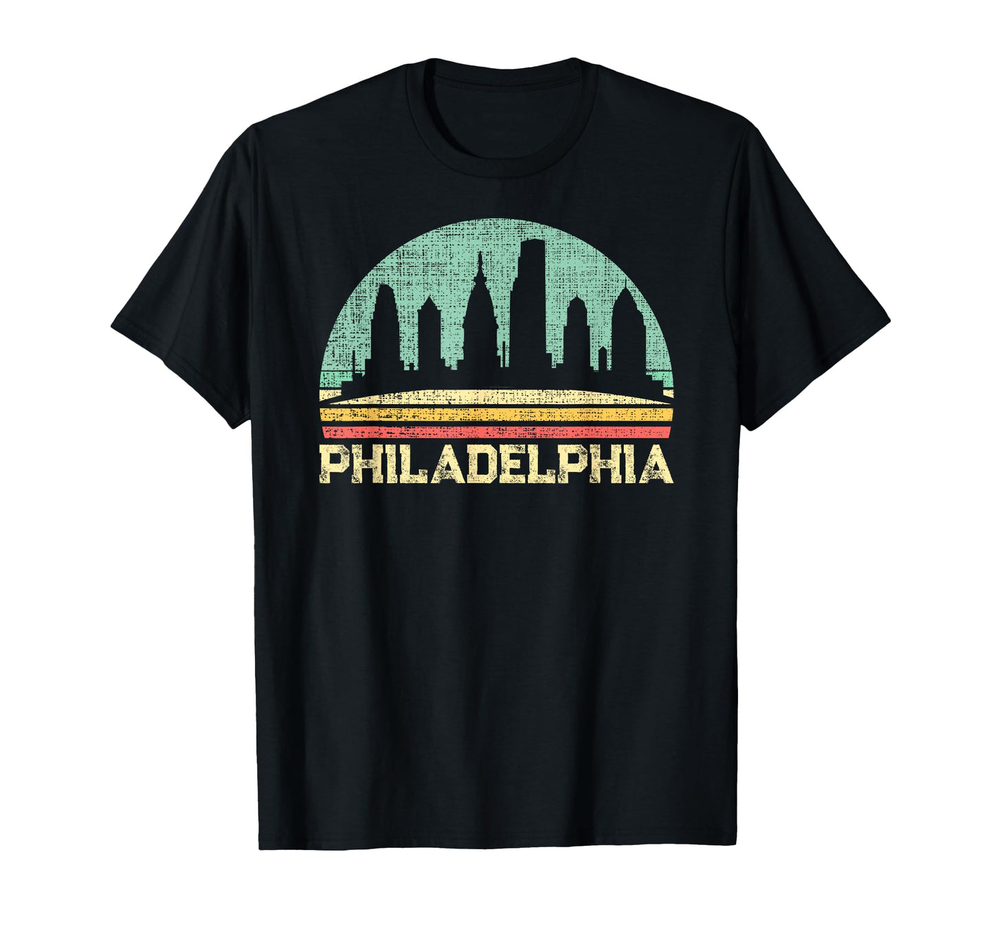 Philadelphia City Pennsylvania T-Shirt - Custom Art Print Unisex - T-Shirt, Sweatshirt, Hoodie