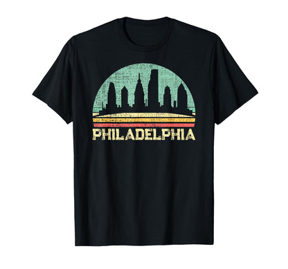 Philadelphia City Pennsylvania T-Shirt - Custom Art Print Unisex - T-Shirt, Sweatshirt, Hoodie