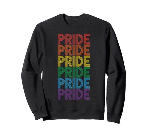Rainbow Gay Pride Lgbt Flag Queer Sweatshirt - Custom Art Print for Adults - T-Shirt, Sweatshirt, Hoodie