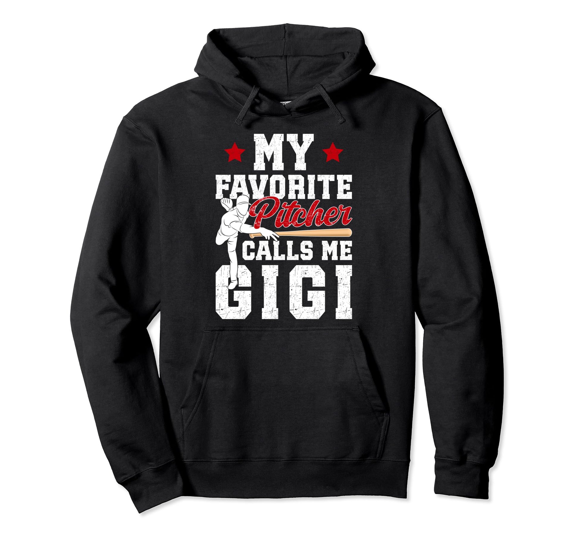 My Favorite Baseball Pitcher Gigi Hoodie - Trendy Graphic for Adults - T-Shirt, Sweatshirt, Hoodie