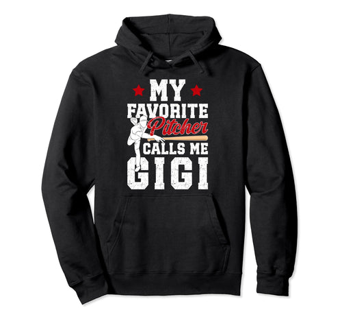 My Favorite Baseball Pitcher Gigi Hoodie - Trendy Graphic for Adults - T-Shirt, Sweatshirt, Hoodie