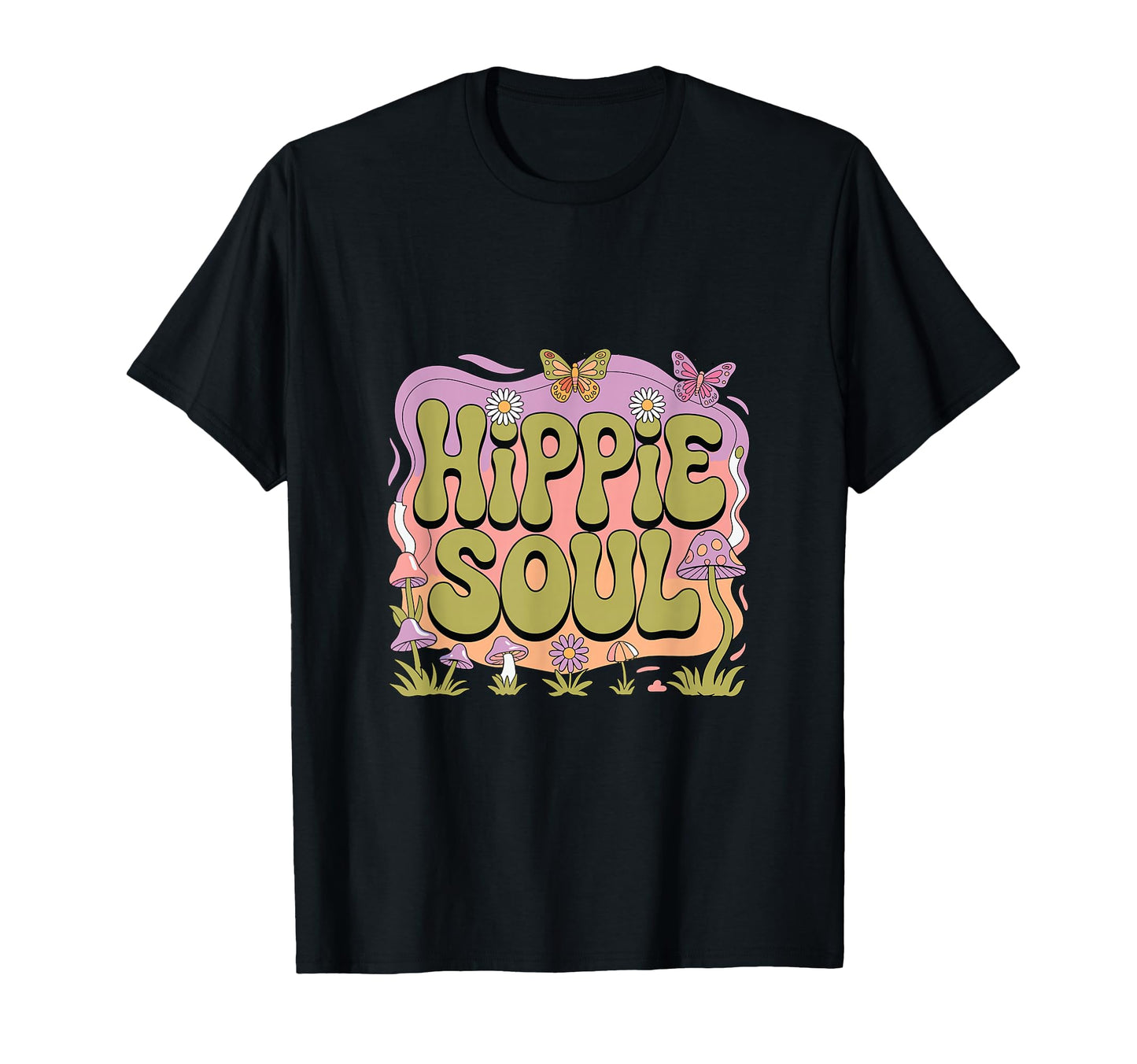 Hippie Soul Boho Psychedelic T-Shirt - Casual Everyday Wear Men Women - T-Shirt, Sweatshirt, Hoodie
