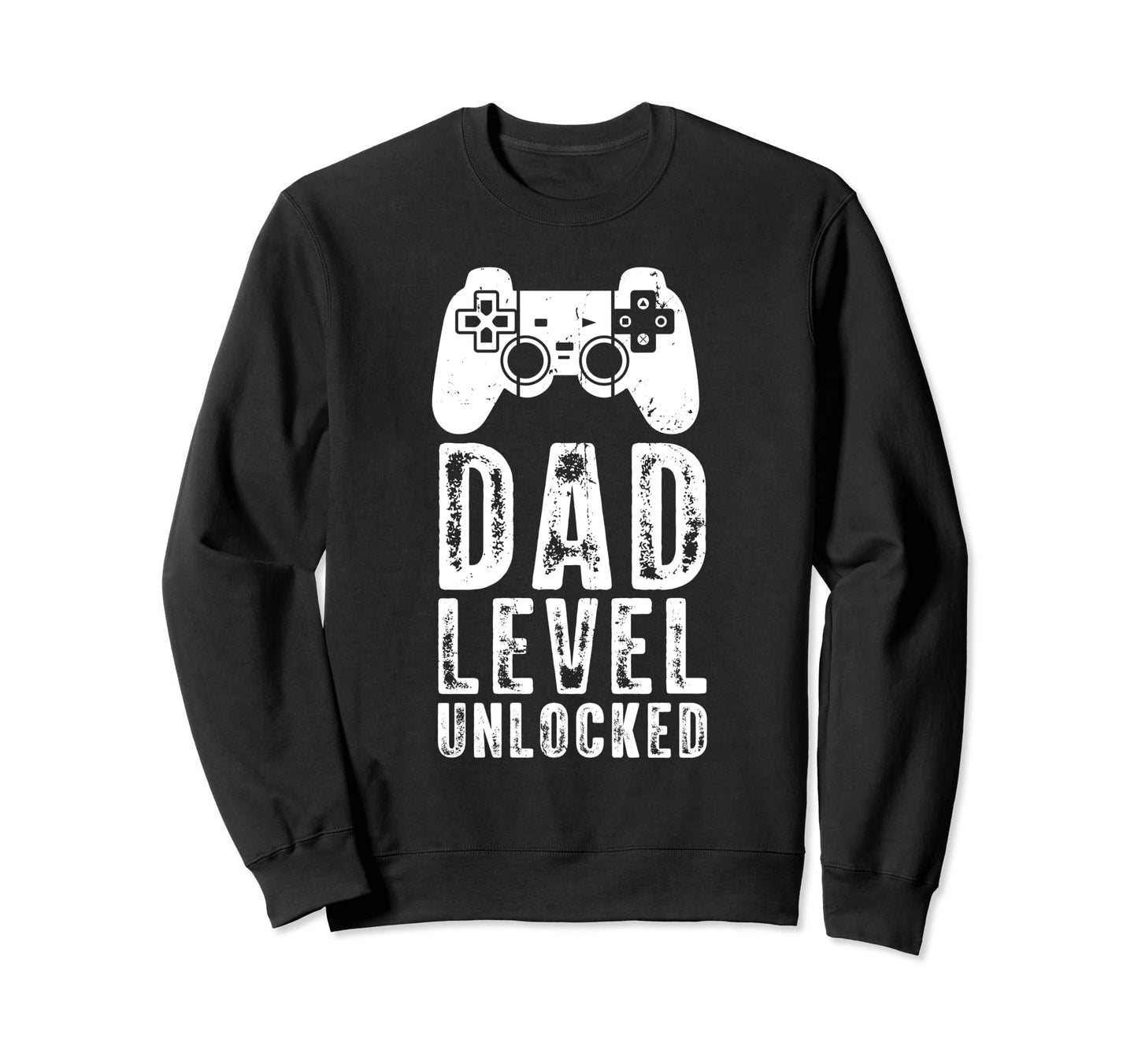 Gamer Dad Dad Level Unlocked Video Sweatshirt - Graphic Print Men Women - T-Shirt, Sweatshirt, Hoodie