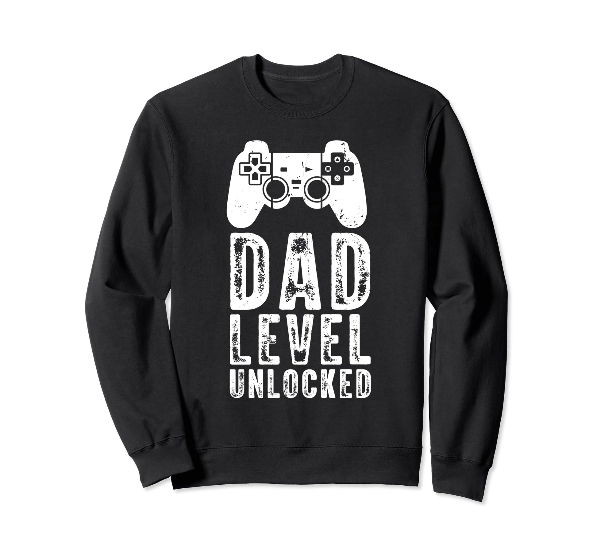 Gamer Dad Dad Level Unlocked Video Sweatshirt - Graphic Print Men Women - T-Shirt, Sweatshirt, Hoodie