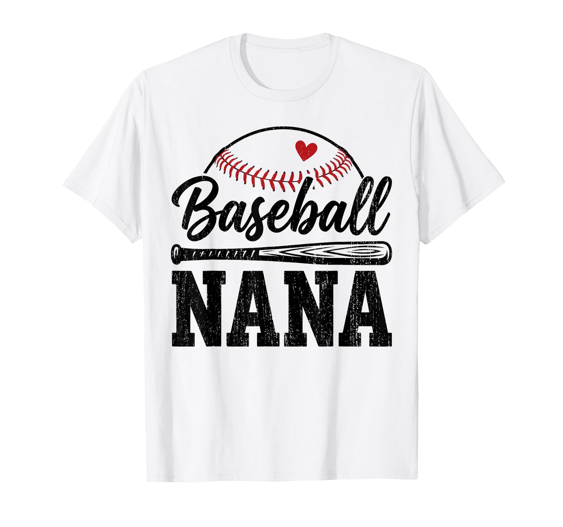 Baseball Nana Grandma Baseball Sport T-Shirt - Minimalist Print Men Women - T-Shirt, Sweatshirt, Hoodie