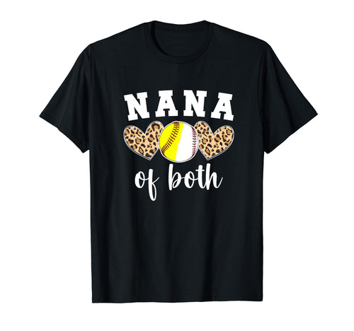 Nana Both Baseball Softball Nana Ballers T-Shirt - Graphic Print for Adults - T-Shirt, Sweatshirt, Hoodie