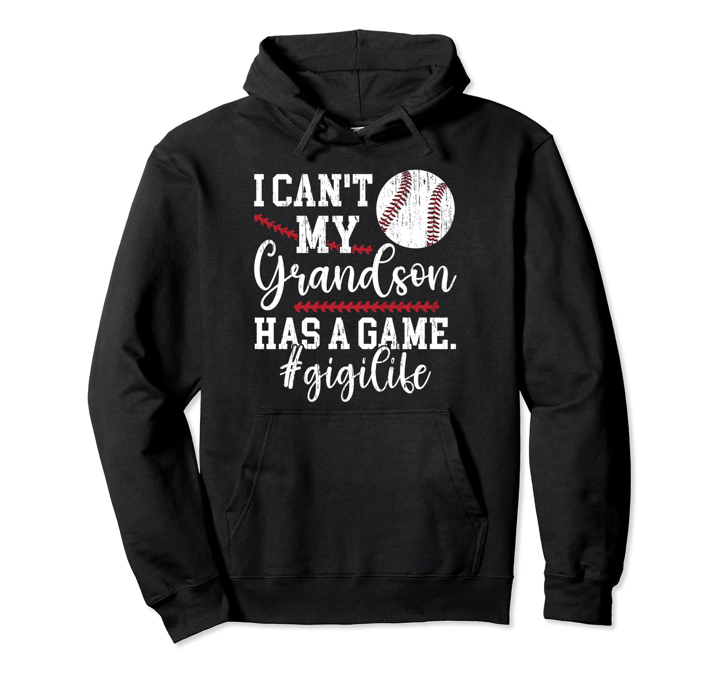Gigi Life Baseball Gigi Baseball Hoodie - Casual Everyday Wear for Adults - T-Shirt, Sweatshirt, Hoodie