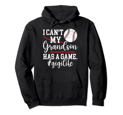 Gigi Life Baseball Gigi Baseball Hoodie - Casual Everyday Wear for Adults - T-Shirt, Sweatshirt, Hoodie