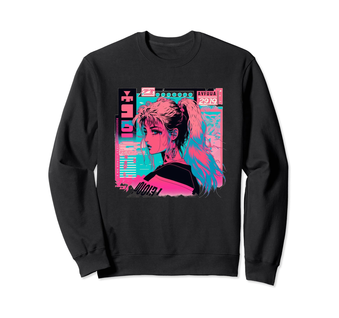 Vaporwave Aesthetic 90S Egirl Sweatshirt - Unique Graphic Men Women - T-Shirt, Sweatshirt, Hoodie