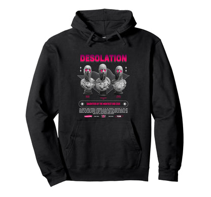 Charites Desolation Aesthetic Edgy Hoodie - Novelty Apparel Men Women - T-Shirt, Sweatshirt, Hoodie
