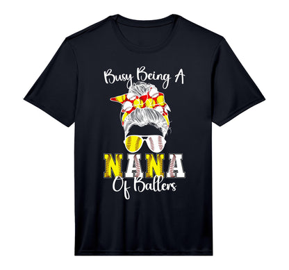 Mens Softball Baseball Nana Ballers T-Shirt - Unique Graphic for Adults - T-Shirt, Sweatshirt, Hoodie