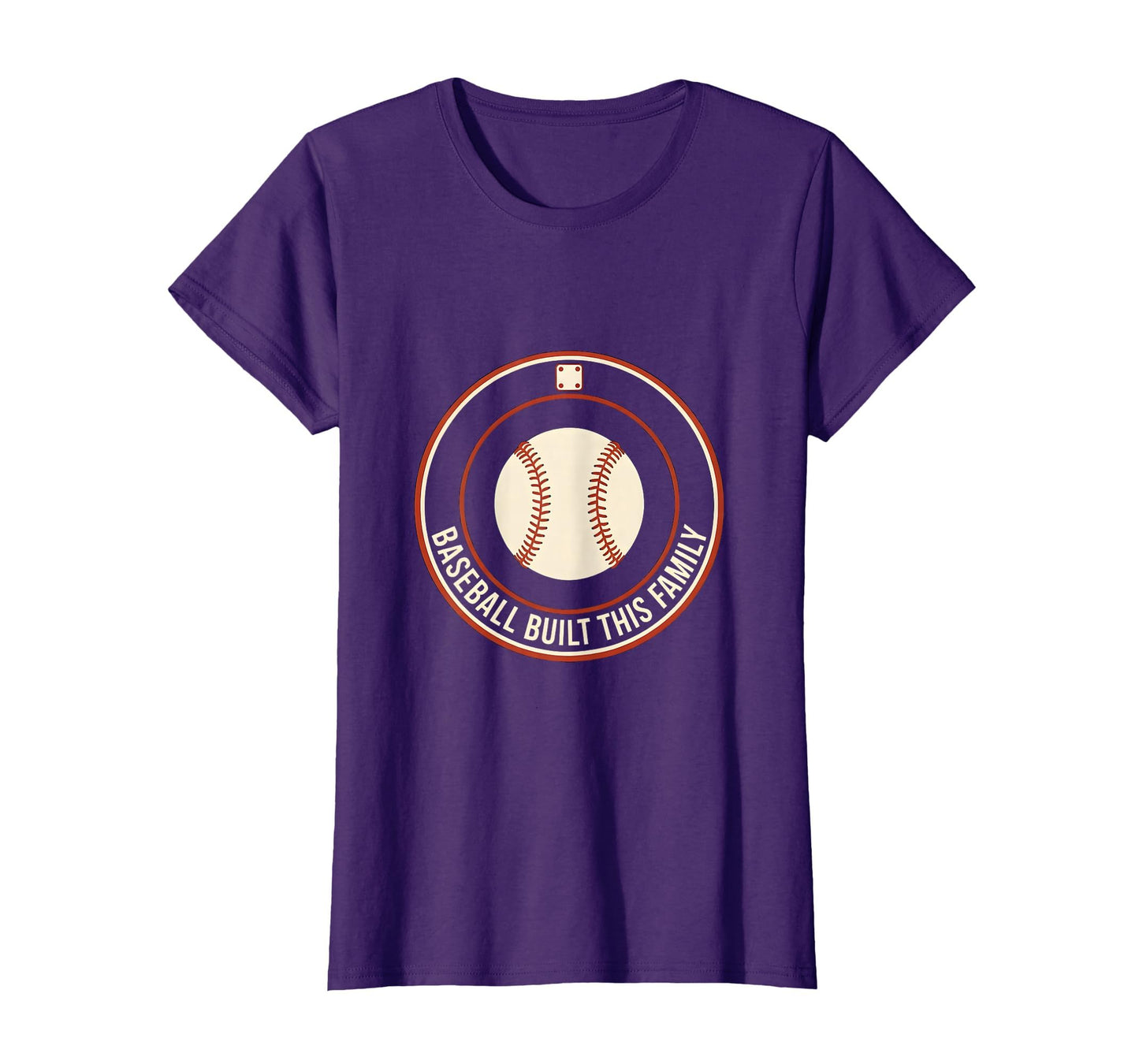 Baseball Built This Family Dad T-Shirt - Trendy Graphic Unisex - T-Shirt, Sweatshirt, Hoodie