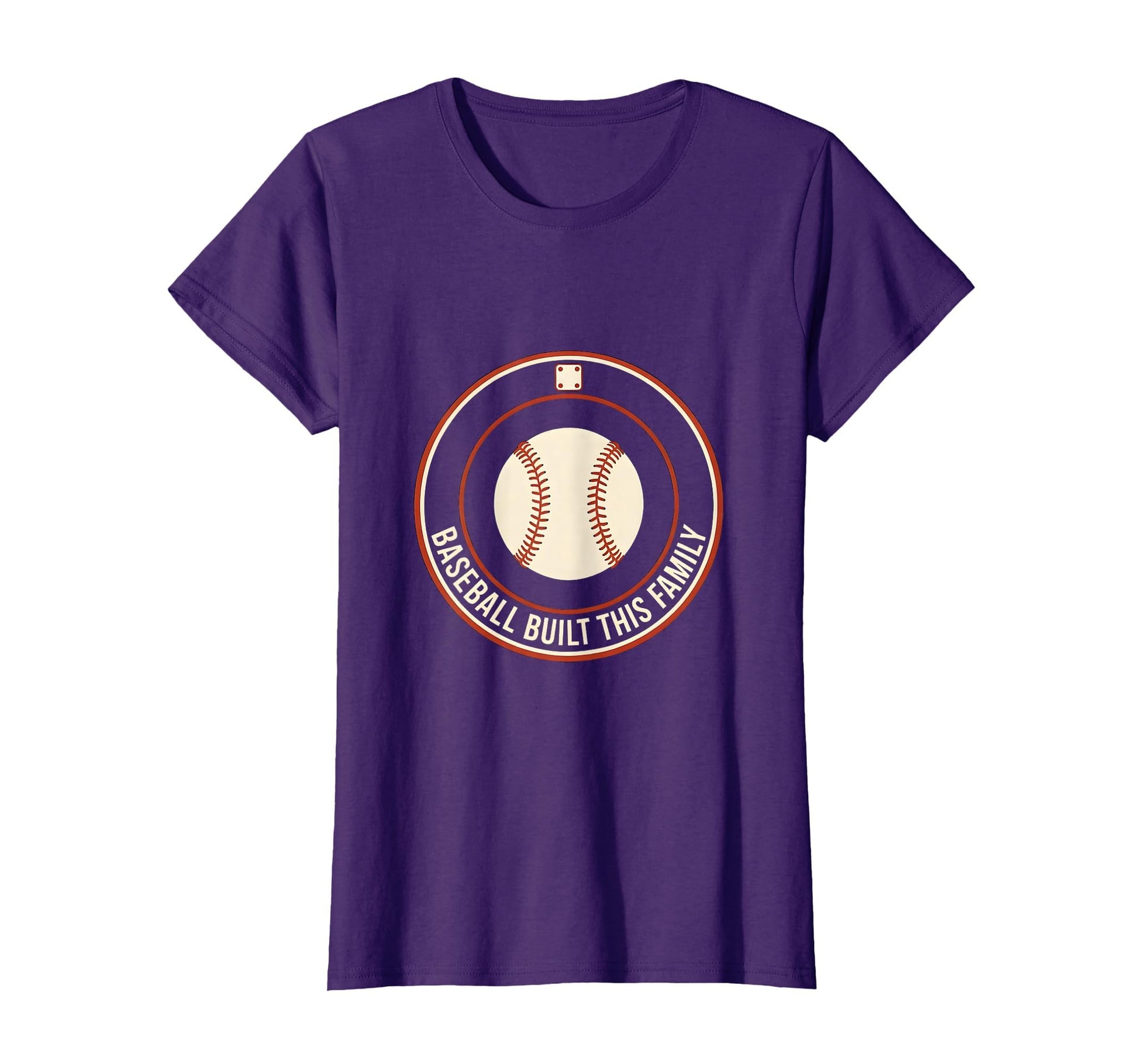 Baseball Built This Family Dad T-Shirt - Trendy Graphic Unisex - T-Shirt, Sweatshirt, Hoodie