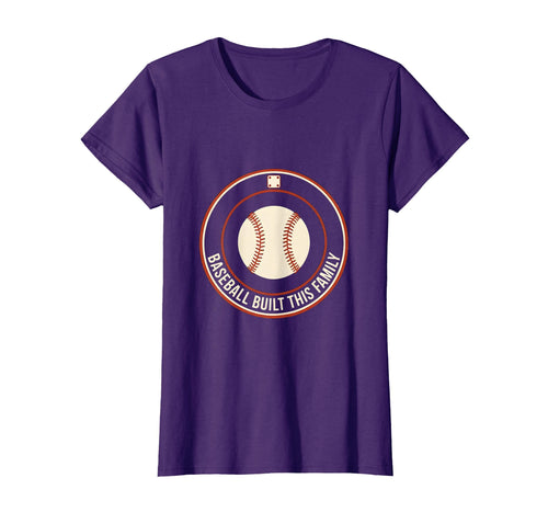 Baseball Built This Family Dad T-Shirt - Trendy Graphic Unisex - T-Shirt, Sweatshirt, Hoodie