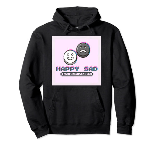 Emoticon Happiness Sadness No One Hoodie - Custom Art Print Men Women - T-Shirt, Sweatshirt, Hoodie